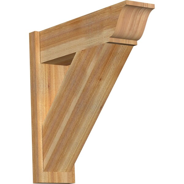 Ekena Millwork Traditional Rough Sawn Traditional Outlooker, Western Red Cedar, 8"W x 28"D x 28"H OUT08X28X28TRA01RWR - main